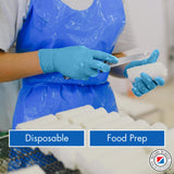 Criterion Nitrile Gloves, Medium, Blue, Latex Free, Chemo-Tested, 100 Ct