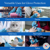 Criterion Nitrile Gloves, Medium, Blue, Latex Free, Chemo-Tested, 100 Ct
